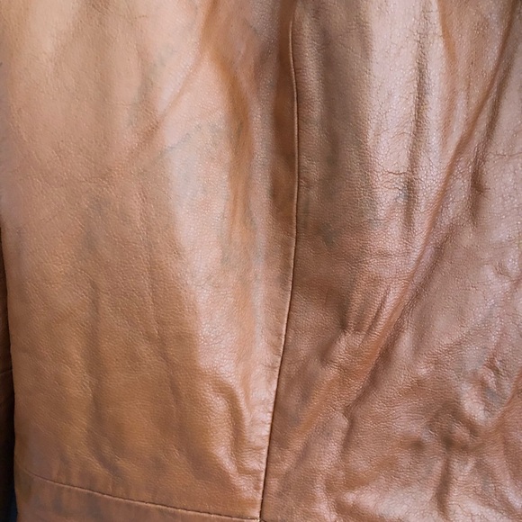 Women’s Vintage Genuine Leather Jacket - Picture 8 of 8